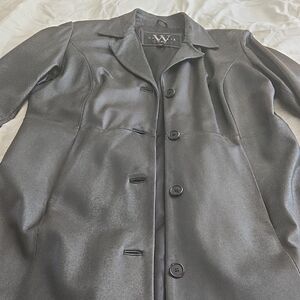 Elegant Black Leather Jacket